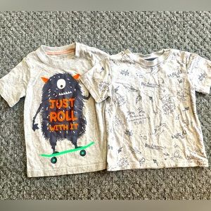 EUC Carter’s 2T 2 Short Sleeve Shirts